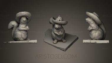 Animal figurines (STKJ_0205) 3D model for CNC machine